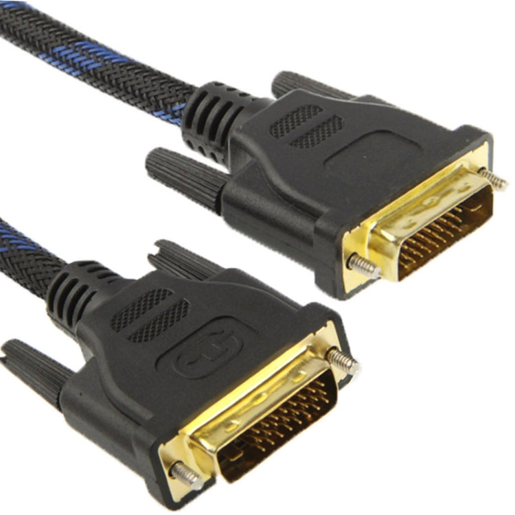 DVI-D Dual Link 24 + 1-poliges M / M-Videokabel mit Nylonnetz, Länge: 5 m | #Elektroniktrade.ch#