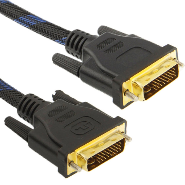 DVI-I Dual Link 24 + 5-poliges M / M-Videokabel mit Nylonnetz, Länge: 5 m | #Elektroniktrade.ch#