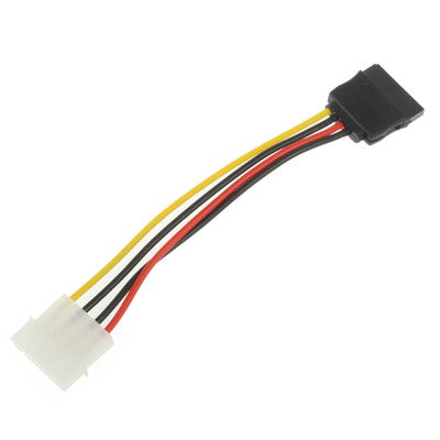 4-polige IDE zum seriellen ATA SATA-Netzteil (15 cm) | #Elektroniktrade.ch#