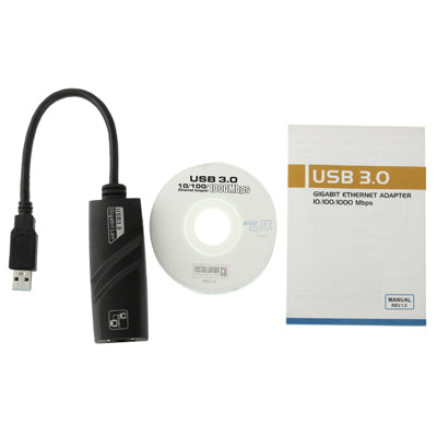 USB 3.0 10/100/1000Mbps Ethernet Adapter für Laptops, Plug and Play