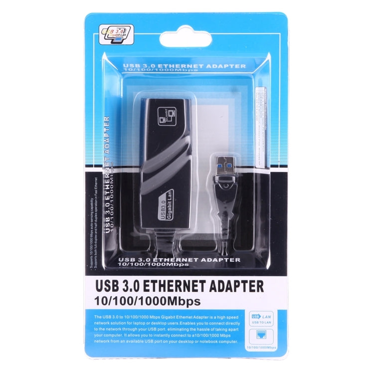 USB 3.0 10/100/1000Mbps Ethernet Adapter für Laptops, Plug and Play