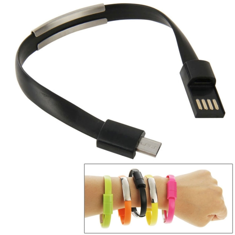 Wearable Bracelet Sync Data Ladekabel MicroUSB Schwarz | #Elektroniktrade.ch#