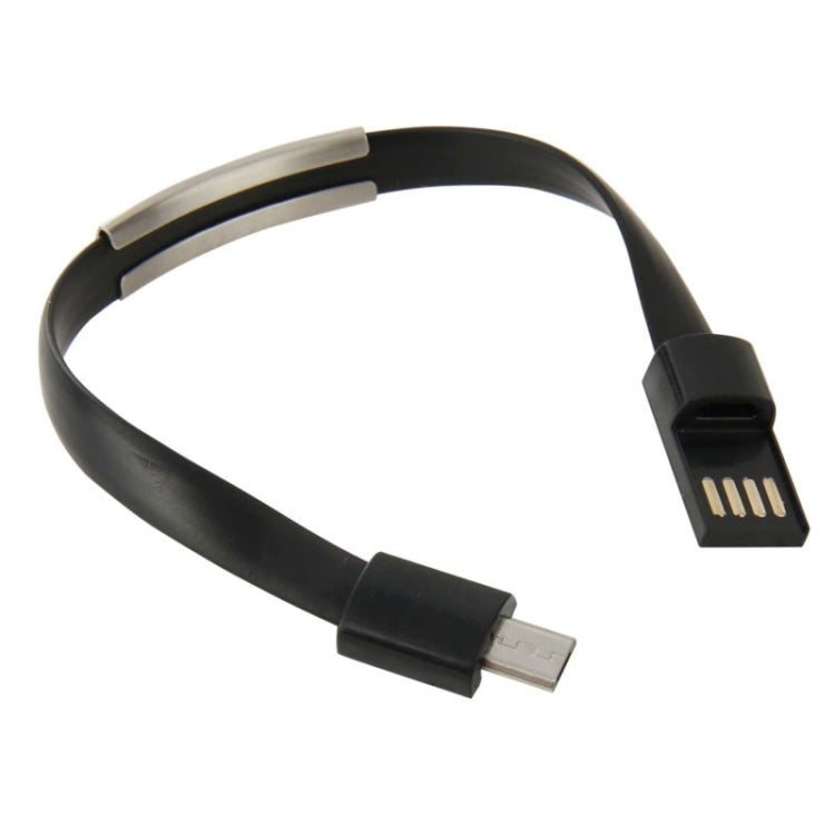 Wearable Bracelet Sync Data Ladekabel MicroUSB Schwarz | #Elektroniktrade.ch#