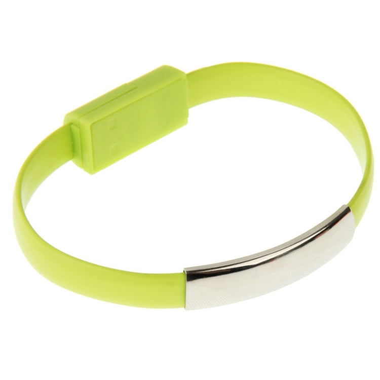 Wearable Bracelet Sync Data Ladekabel MicroUSB Grün | #Elektroniktrade.ch#