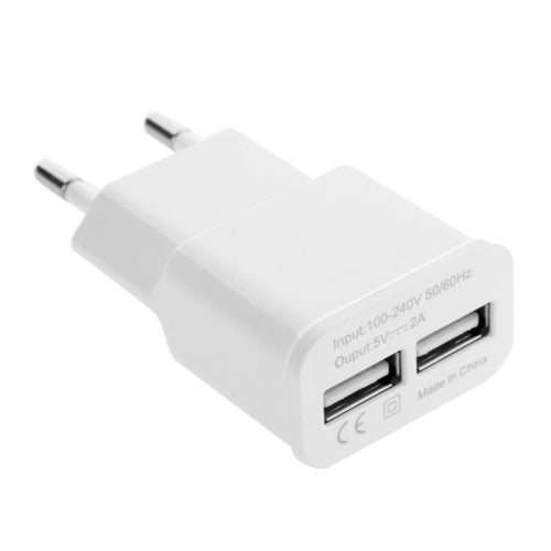 5V 2A EU Stecker Dual USB Ladegerät Adapter fßr Galaxy S5 / S4 / Note 4 / Note 8.0 | #Elektroniktrade.ch#