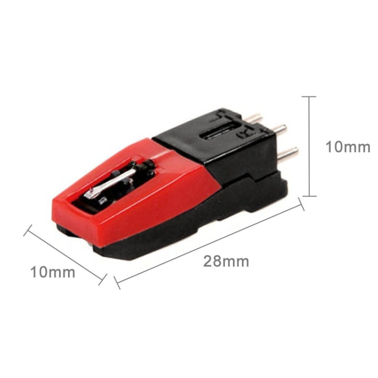 Stereo-Stift Nadel für Vinyl LP USB-Plattenspieler (schwarz)