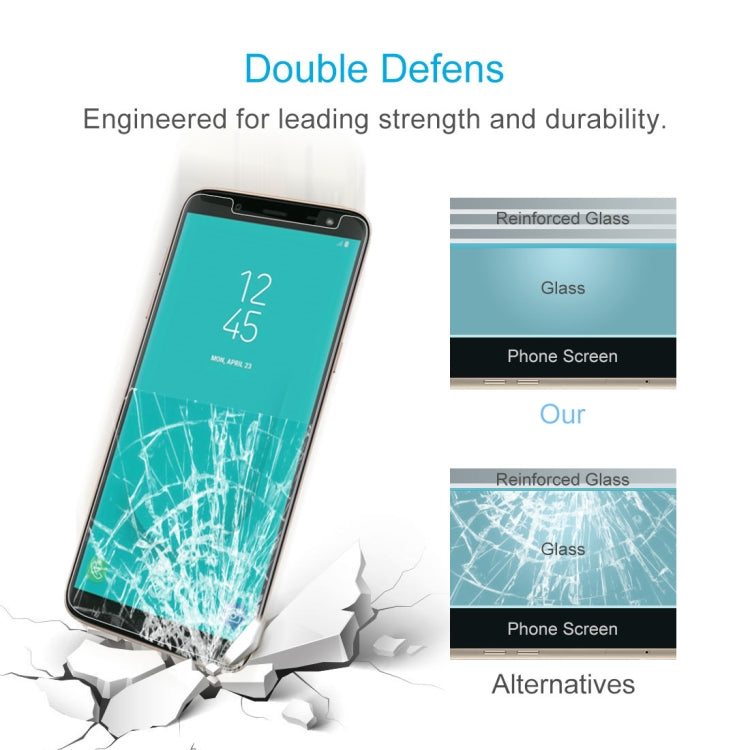 0,26 mm 9H Displayschutz für Galaxy J6 (2018)