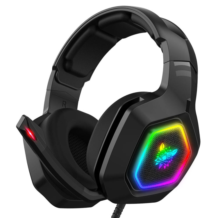 ONIKUMA K10 Computerspiele Kabelgebundenes Headset mit RGB-LED-Licht