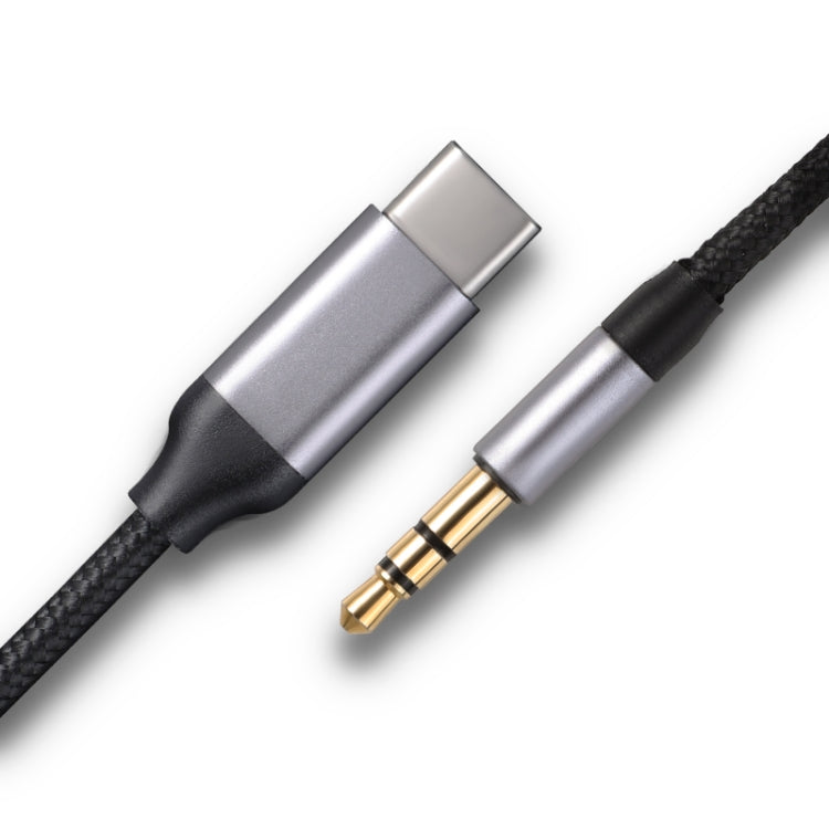 KUULAA KL-O09 Typ-C / USB-C auf 3,5 mm AUX-Audioadapterkabel, Länge: 100 cm