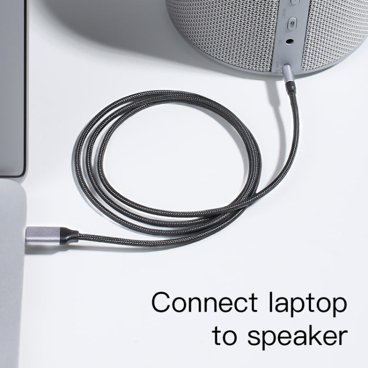 KUULAA KL-O09 Typ-C / USB-C auf 3,5 mm AUX-Audioadapterkabel, Länge: 100 cm