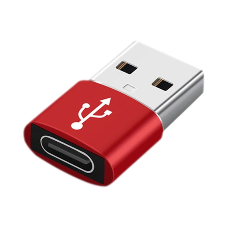 USB-C / Typ-C-Buchse auf USB-Stecker Adapter aus Alu | #Elektroniktrade.ch#