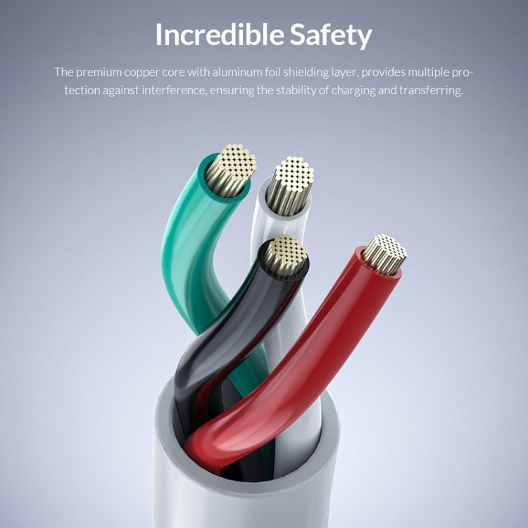 6A USB3.0-Stecker auf USB-C / Typ-C-Stecker Datenkabel, Kabellänge: 2 m