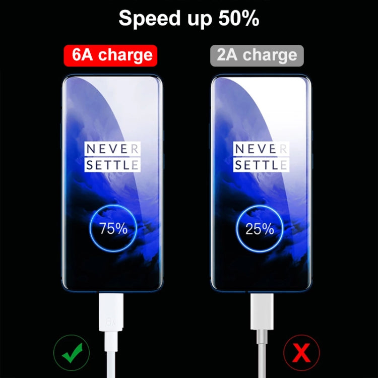6A USB3.0-Stecker auf USB-C / Typ-C-Stecker Datenkabel, Kabellänge: 2 m