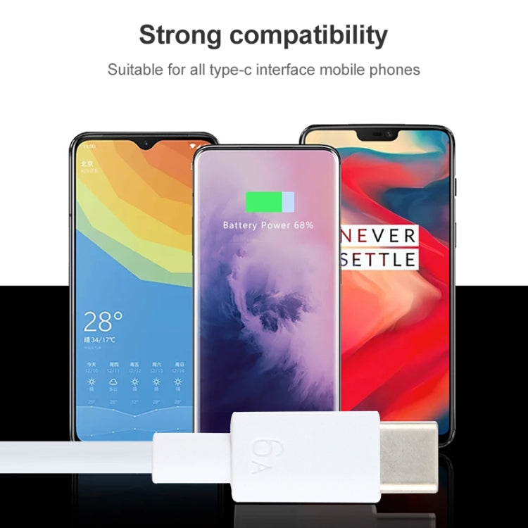 6A USB3.0-Stecker auf USB-C / Typ-C-Stecker Datenkabel, Kabellänge: 2 m