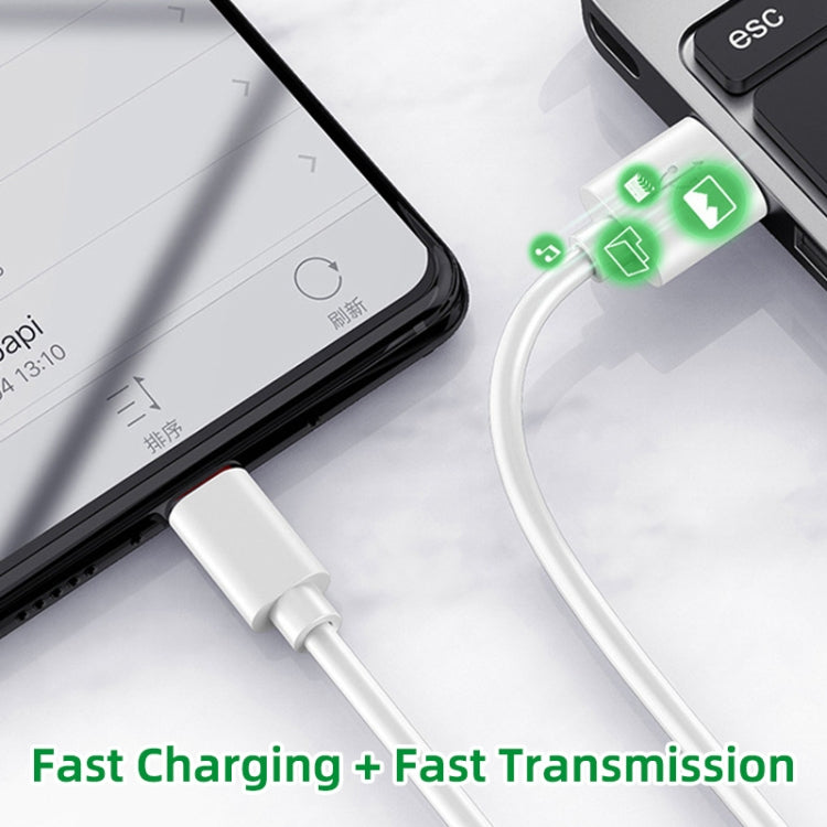 4A USB-zu-USB-C / Typ-C-Flash-Ladekabel, Kabellänge: 1 m