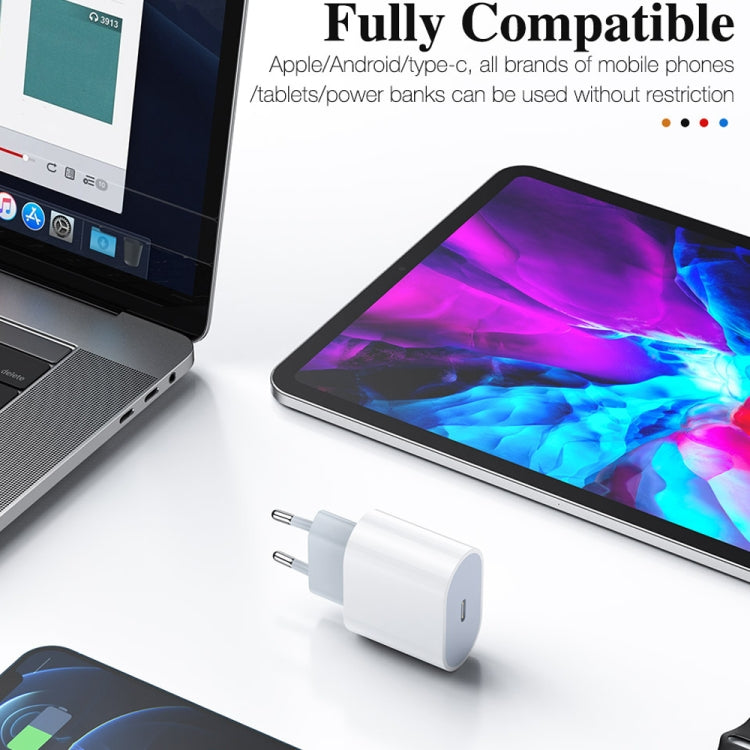 PD 20W Reiseladegerät mit USB-C / Typ-C-Schnittstelle, EU-Stecker | #Elektroniktrade.ch#