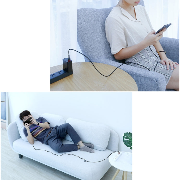 Baseus 2A Typ C / USB-C Cafule Robustes Ladekabel, Länge: 3 m (rot) | #Elektroniktrade.ch#