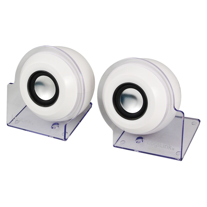 LogiLink SP0007 Aktivlautsprecher Stereo 2.0 mit USB Power