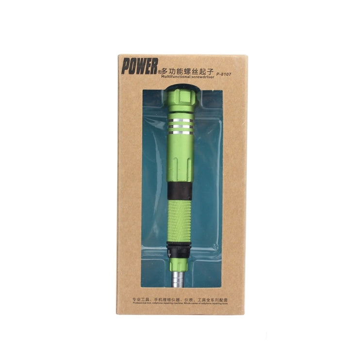 7-in-1-Reparaturwerkzeug für Multifunktions-Schraubendreher für Mobiltelefon / Tablet / Brille (grün) | #Elektroniktrade.ch#