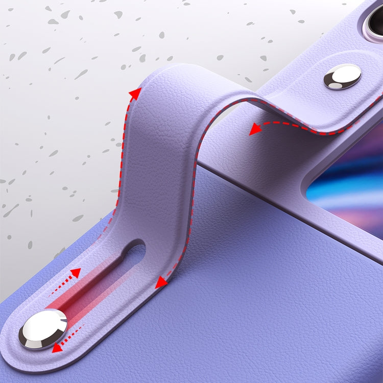 OPPO Find N2 Flip Folding Phone Case (Schwarz + Dunkelblau)