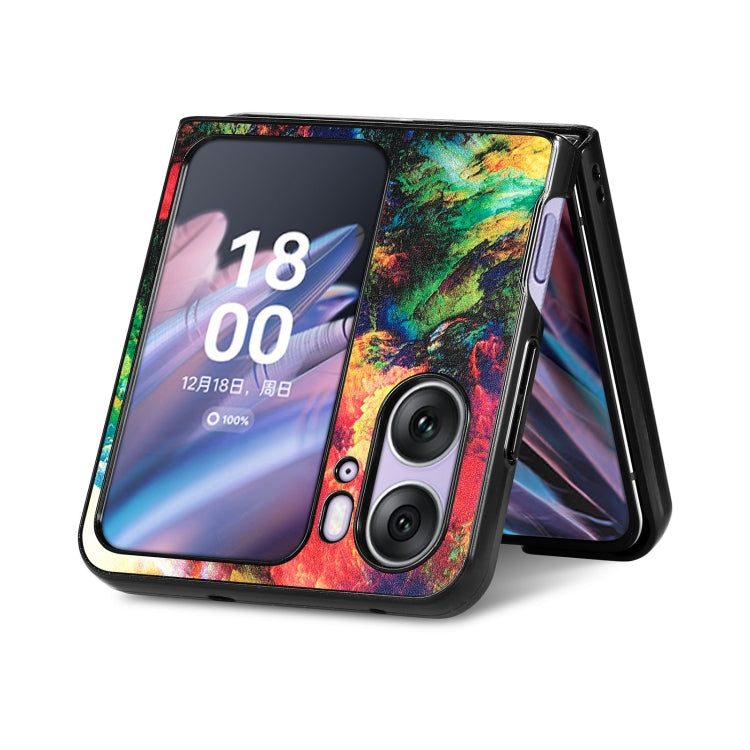 Für OPPO Find N2 Flip Farbiges Wolken Cover