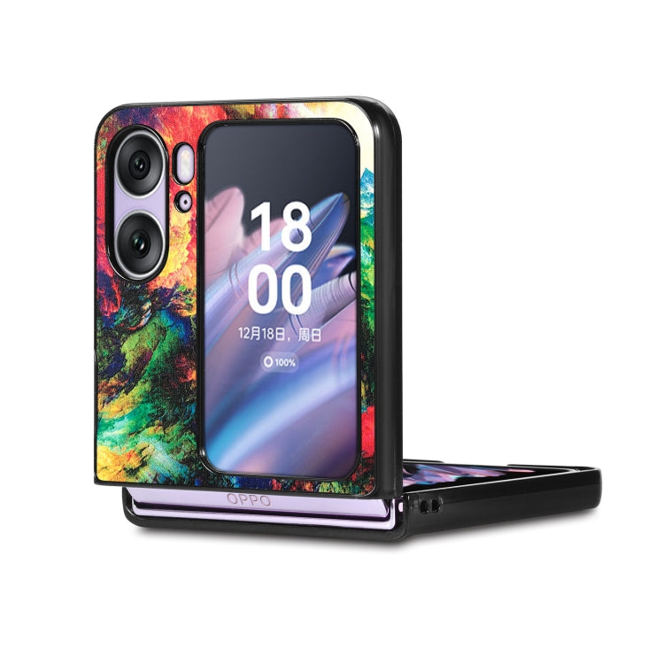 Für OPPO Find N2 Flip Farbiges Wolken Cover