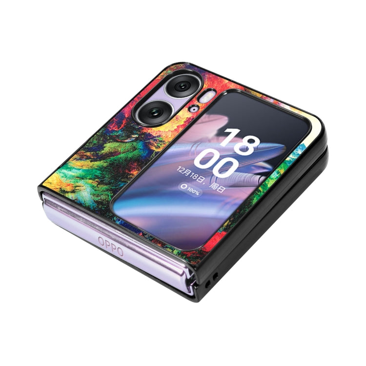 Für OPPO Find N2 Flip Farbiges Wolken Cover
