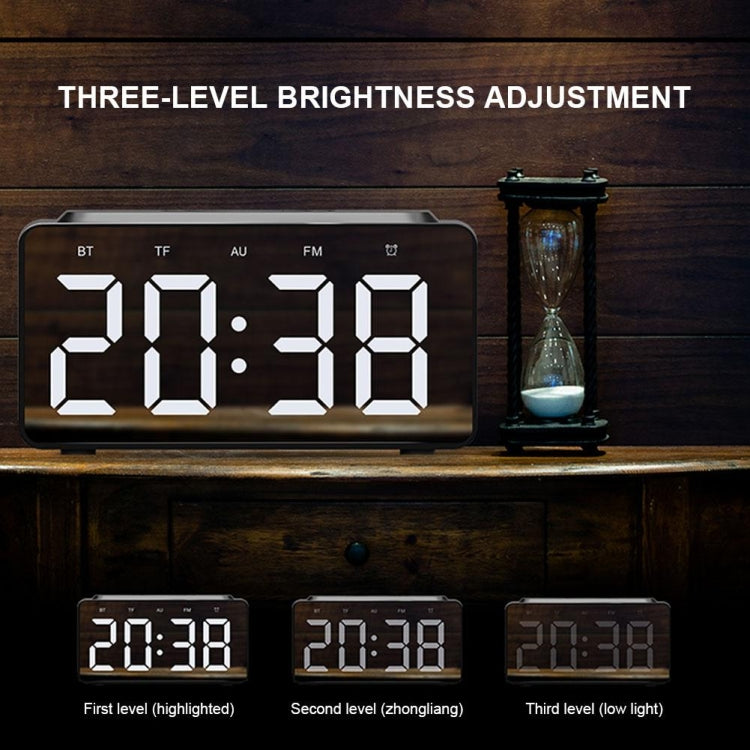 AEC BT508 Drahtloses Laden Bluetooth-Lautsprecher LED Wecker Power Bank Drei-in-Eins-Lautsprecher