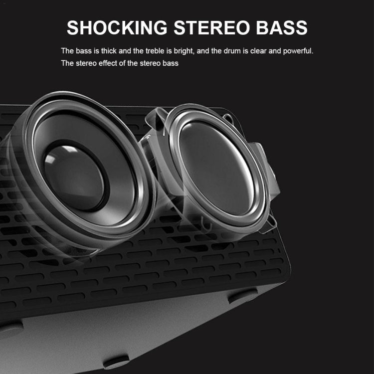 AEC BT508 Drahtloses Laden Bluetooth-Lautsprecher LED Wecker Power Bank Drei-in-Eins-Lautsprecher