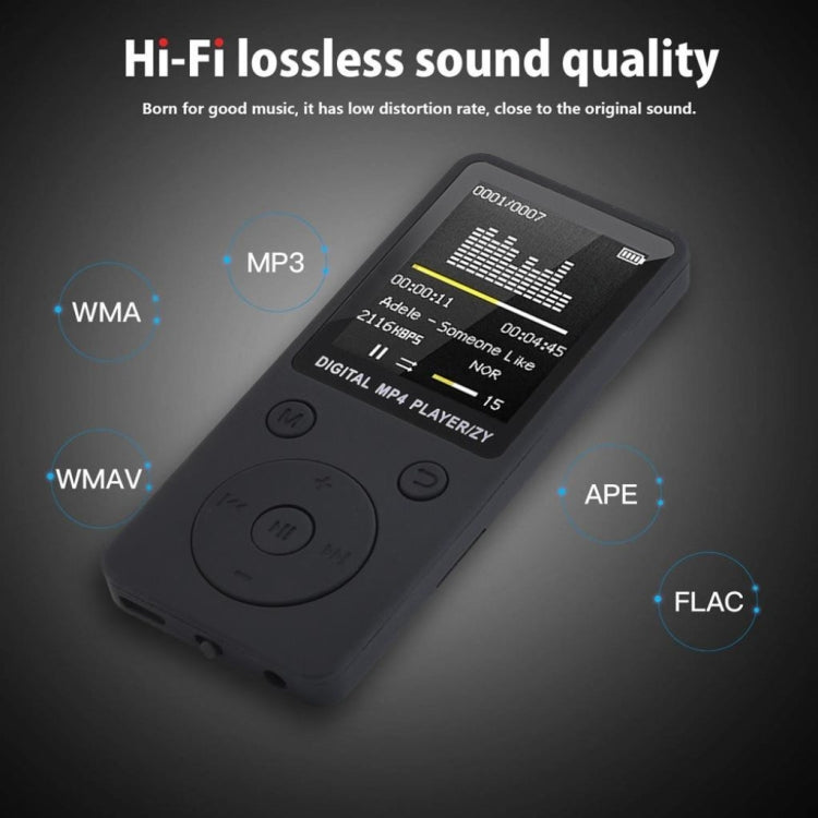 MP3 Player mit MicroSD Slot und Radio, Aufnahmerecorder | #Elektroniktrade.ch#