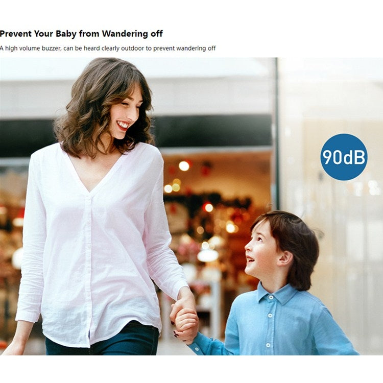 BASEUS ZLFDQT2-02 Smart Bluetooth Gerät gegen Verlust Zwei-Wege-Alarm Gerät gegen Verlust, Stil: T2 Lanyard (Weiß) | #Elektroniktrade.ch#