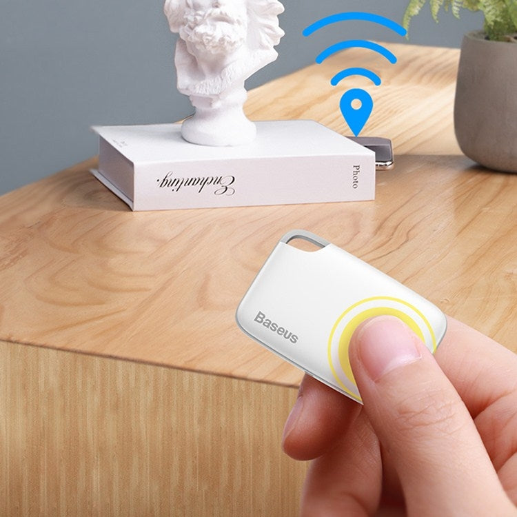 BASEUS ZLFDQT2-02 Smart Bluetooth Gerät gegen Verlust Zwei-Wege-Alarm Gerät gegen Verlust, Stil: T2 Lanyard (Weiß) | #Elektroniktrade.ch#