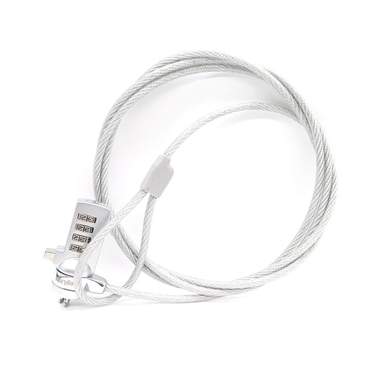 Zahlenschloss 4 stellig für Notebooks und andere Geräte