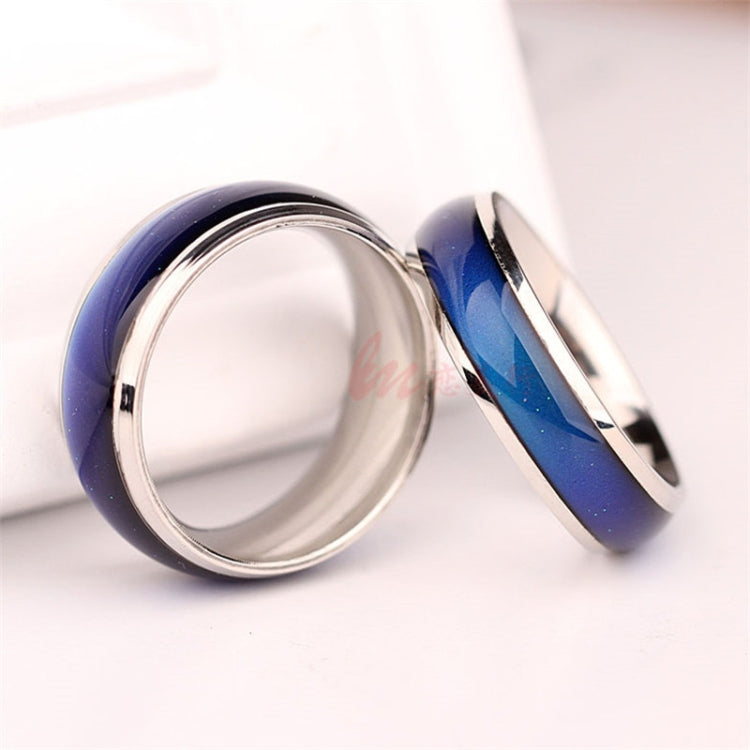 Feinschmuck Stimmungsring Farbwechsel Gefühl Gefühl Stimmungsring Wechselring mit veränderbarem Band, Ringgröße: 20 mm | #Elektroniktrade.ch#