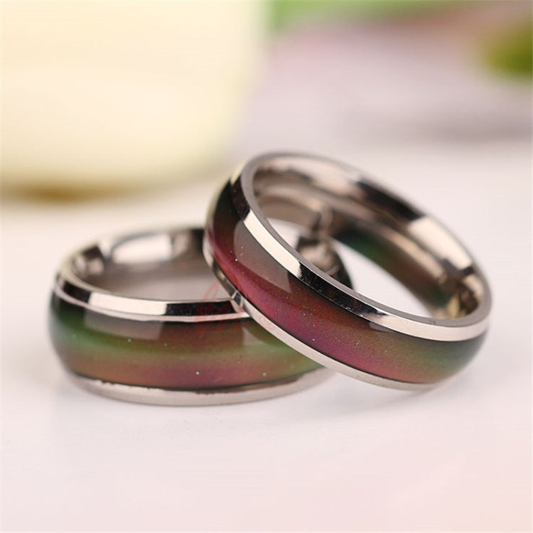 Feinschmuck Stimmungsring Farbwechsel Gefühl Gefühl Stimmungsring Wechselring mit veränderbarem Band, Ringgröße: 20 mm | #Elektroniktrade.ch#