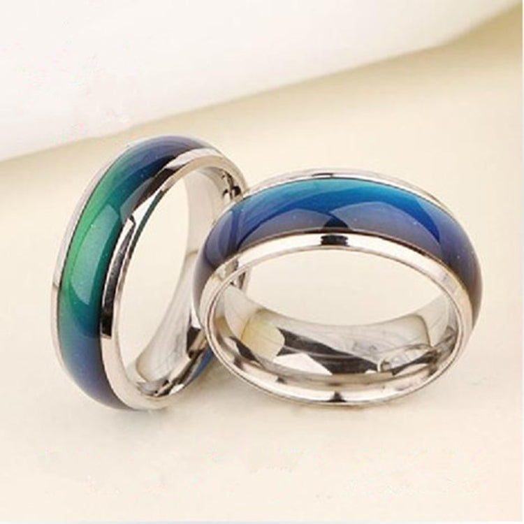 Feinschmuck Stimmungsring Farbwechsel Gefühl Gefühl Stimmungsring Wechselring mit veränderbarem Band, Ringgröße: 20 mm | #Elektroniktrade.ch#