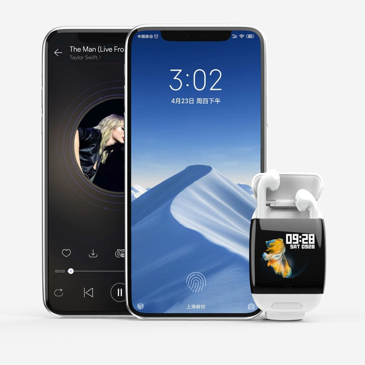 G36 0,96 Zoll Farbbildschirm Smart Watch mit Bluetooth-Headset | #Elektroniktrade.ch#