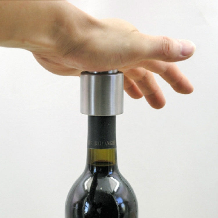 Push Edelstahl Rotwein Stopper Champagner Stopper, Stil: Wortloser Champagner Stopper | #Elektroniktrade.ch#