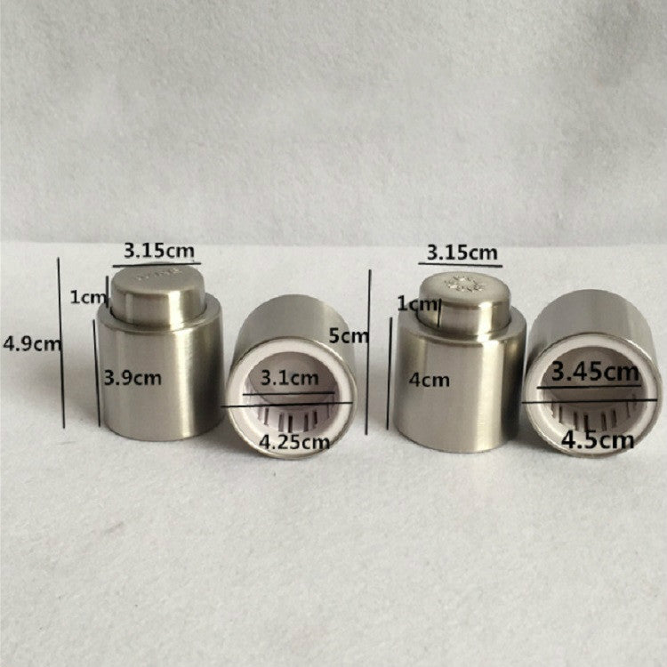 Push Edelstahl Rotwein Stopper Champagner Stopper, Stil: Wortloser Champagner Stopper | #Elektroniktrade.ch#