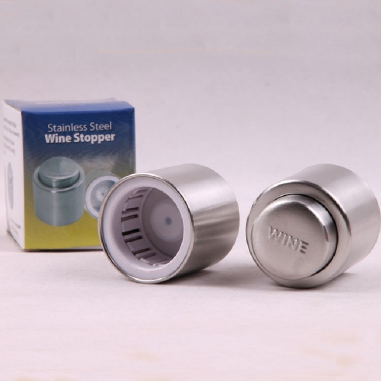 Push Edelstahl Rotwein Stopper Champagner Stopper, Stil: Wortloser Champagner Stopper | #Elektroniktrade.ch#