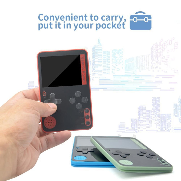 Ultradünner Handheld-Spielekonsole mit 2,4-Zoll-Bildschirm und 500 Retro-Spielen