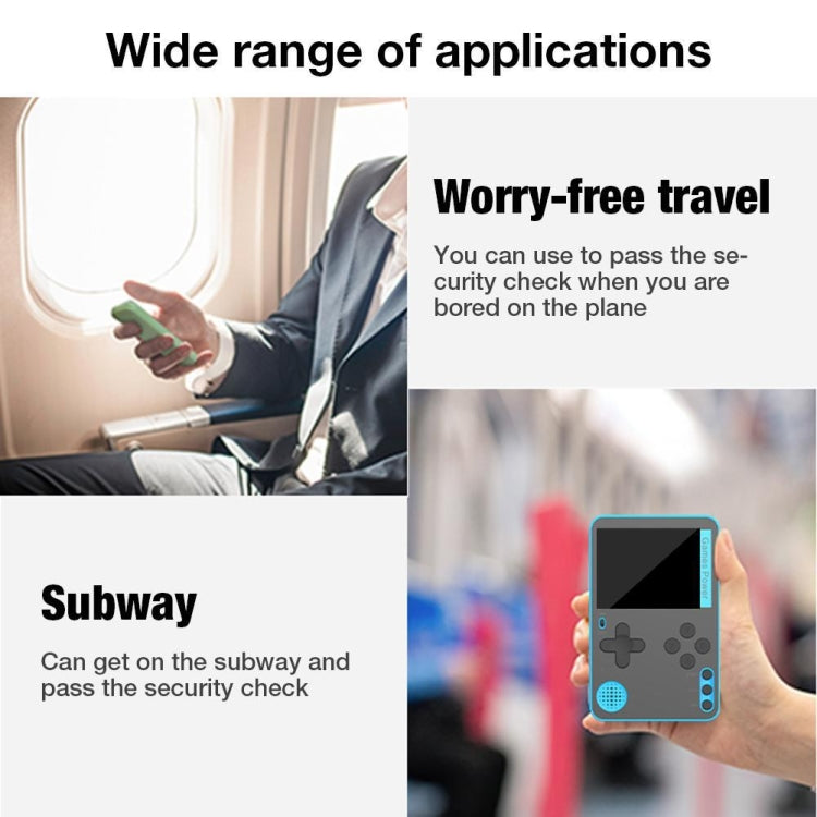 Ultradünner Handheld-Spielekonsole mit 2,4-Zoll-Bildschirm und 500 Retro-Spielen