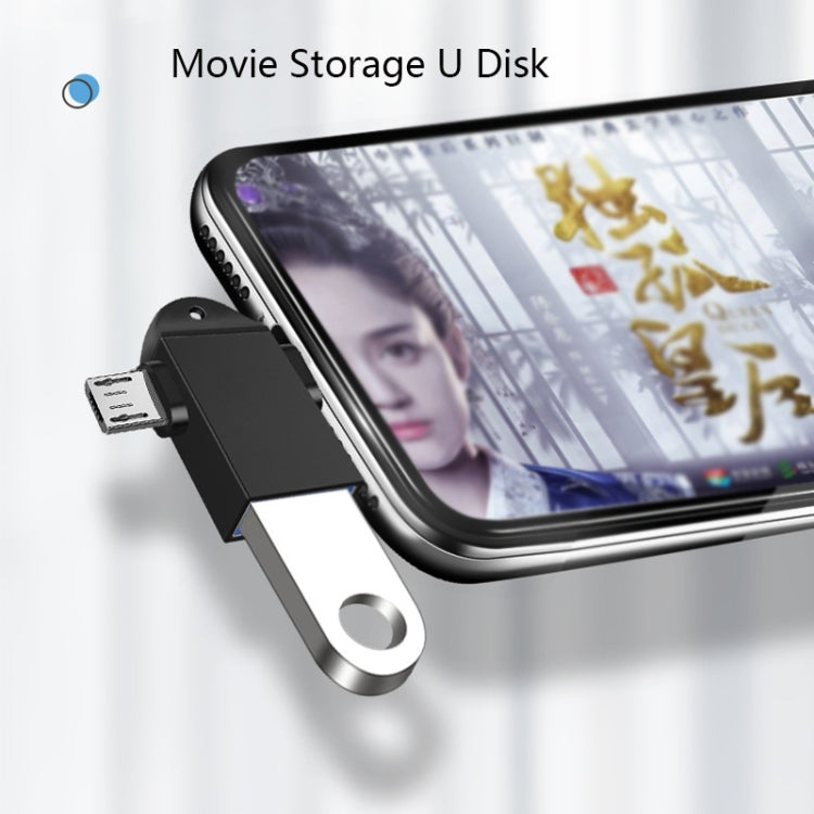 USB 3.0 USB-C / Typ-C + Micro USB-männlicher Multifunktions-OTG-Adapter | #Elektroniktrade.ch#