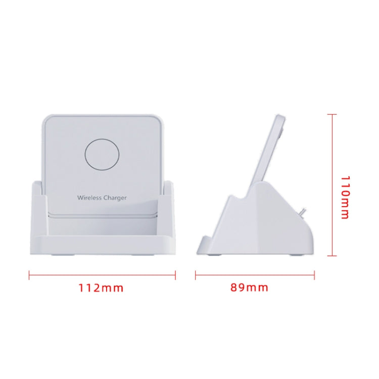 15W Wireless Ladegerät für iPhones & Android Geräte. inkl. Adapter USB-C/Lightning/MicroUSB