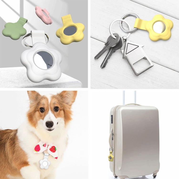 Für Apple Air Tag AT03 Tracker Case Schlüsselanhänger-Abdeckung Schwarz