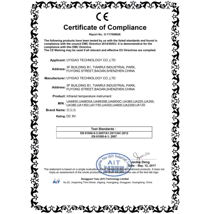 Berührungsloses Stirnkörper-Infrarot-Thermometer | #Elektroniktrade.ch#