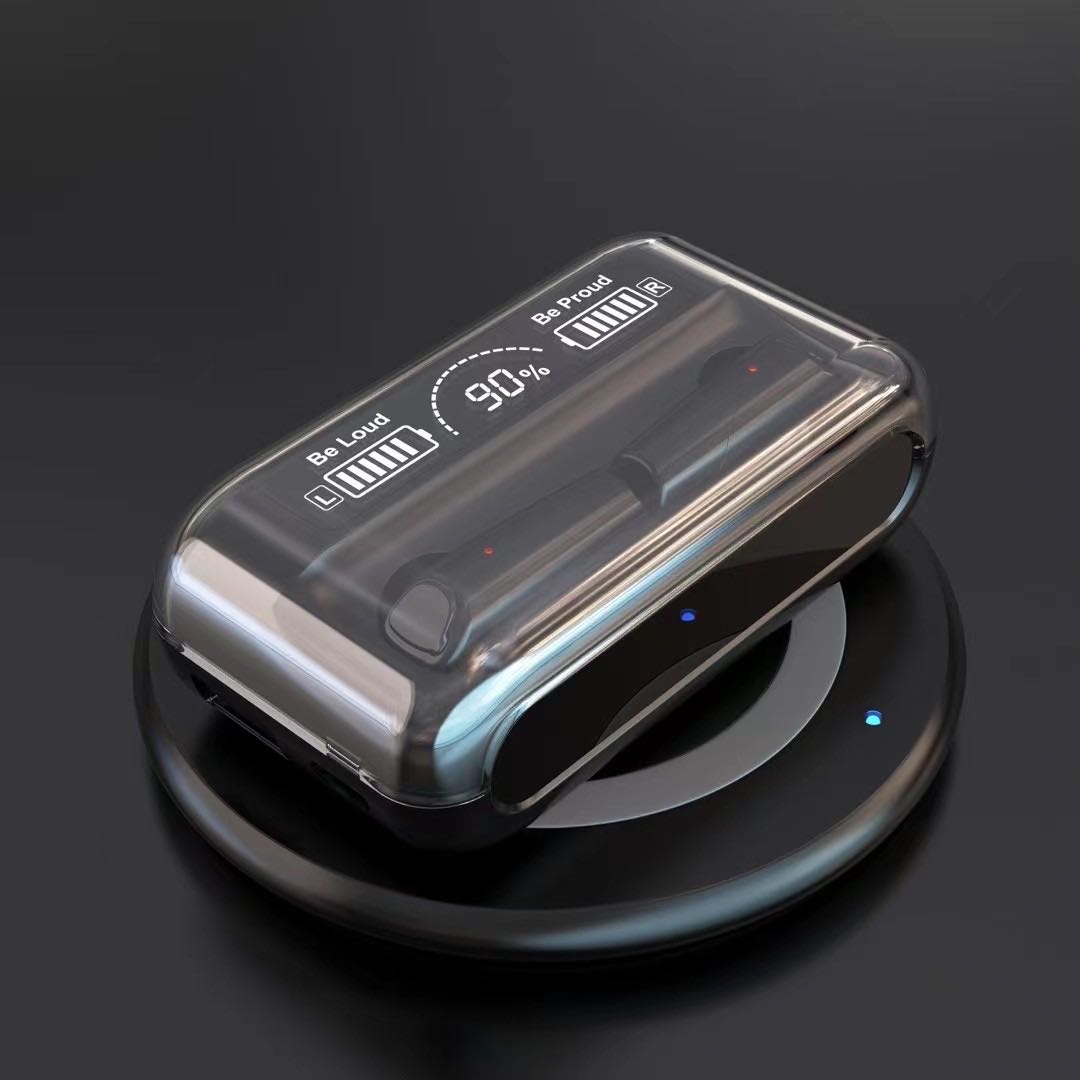 Bluetooth 5.1 Kopfhörer mit Led Anzeige und Powerbank