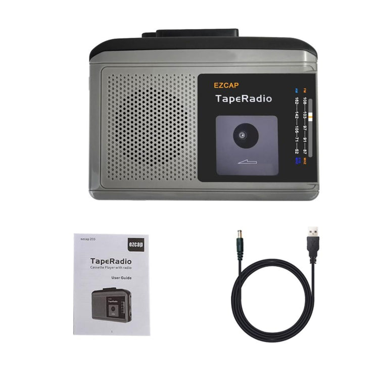 Walkman mit Radio & Lautsprecher, Betrieb mit Batterien/USB