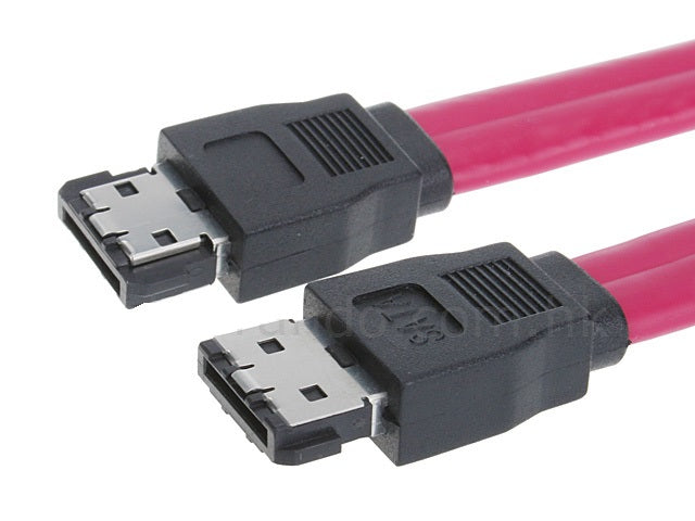 eSATA zu eSATA Kabel ca. 45cm Rot | #Elektroniktrade.ch#