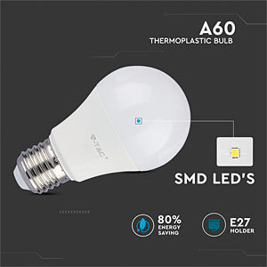 VT-7262 LED-Lampe E27, 9 W, 806 lm, 6000 K